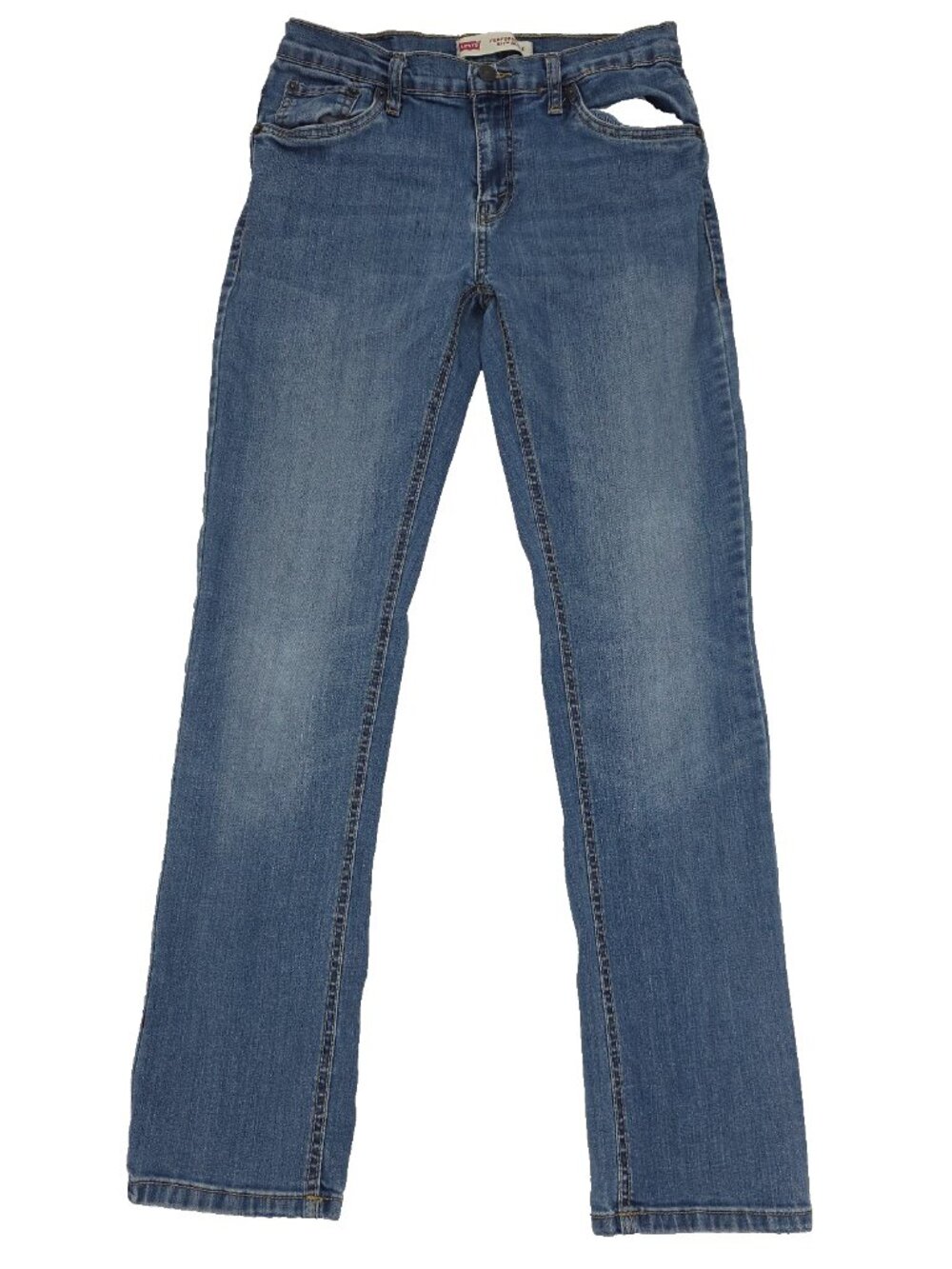 Levis Performance 511 Slim Jeans Pants Boys 18 Regular 29x29 Blue Denim Stretch